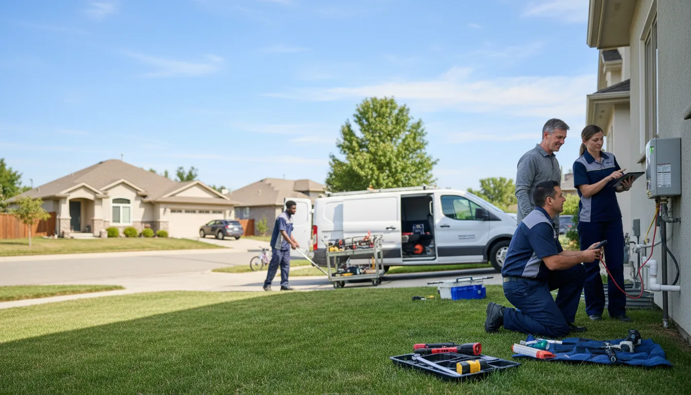 Tankless water heater service in Winfield, TX